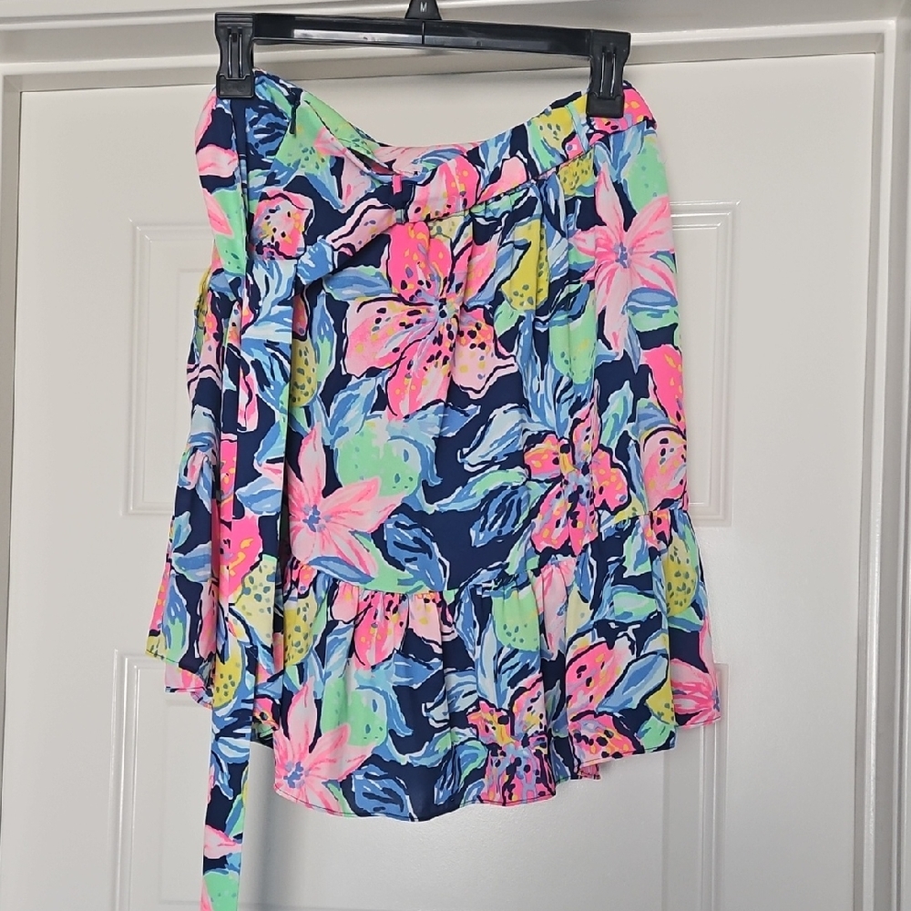 Lilly Pulitzer Colorful Floral Skirt